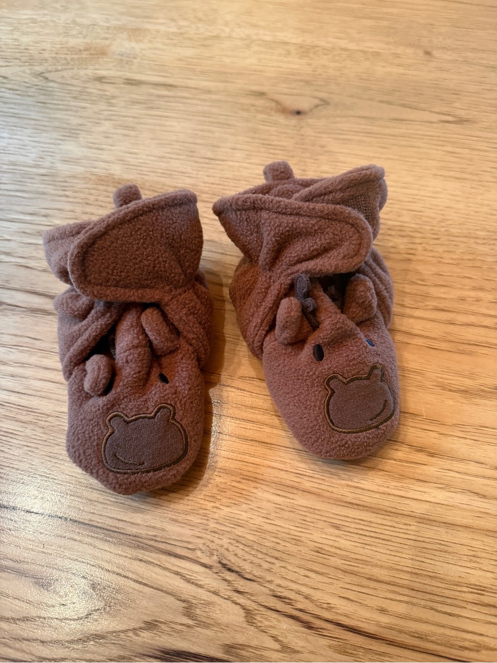 Baby 18-24 Months Moose Slippers With Grippers